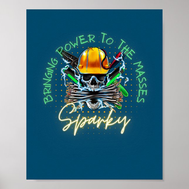 Póster Electricista (Frente)