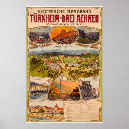 Póster Electrische Bergbahn Türkheim-Drei Aehren, Poster