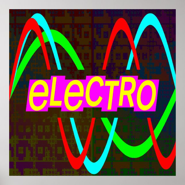 Póster Electro de época Corey Tiger 80 (Frente)