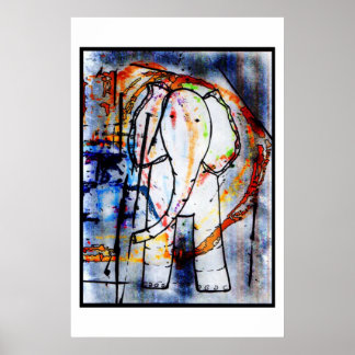Póster elefante