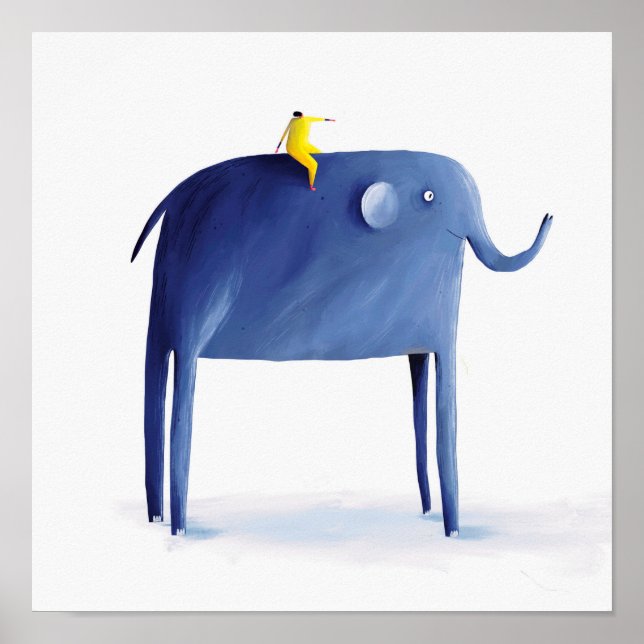 Póster Elefante (Frente)