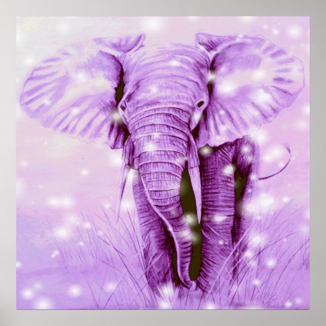 Póster elefante (Frente)