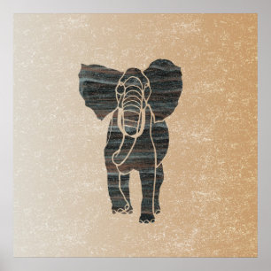 Póster Elefante