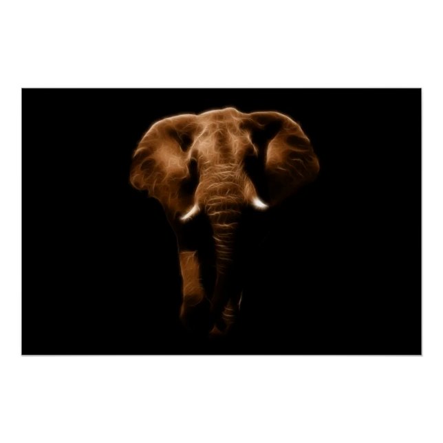 Póster Elefante (Anverso)