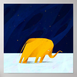 Póster Elefante