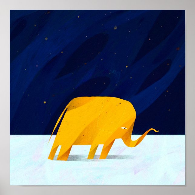 Póster Elefante (Frente)