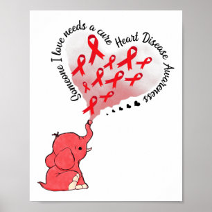 Póster Elefante Alguien Que Amo Necesita Una Curación Enf