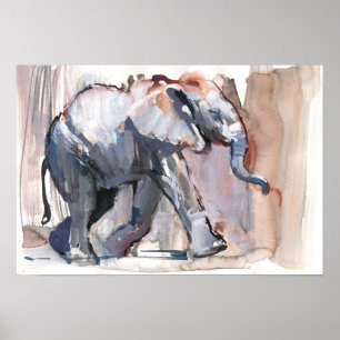 Póster elefante bebé 2012