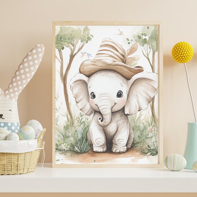 Póster Elefante bebé adorable (Subido por el creador)