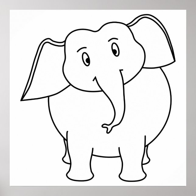 Póster Elefante Blanco. (Frente)