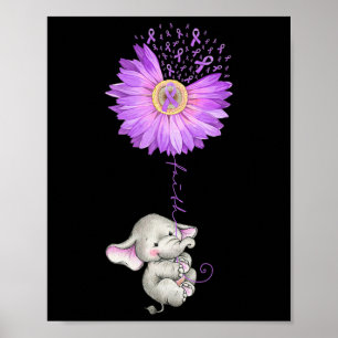 Póster Elefante de la FE que sostiene la epilepsia de gir