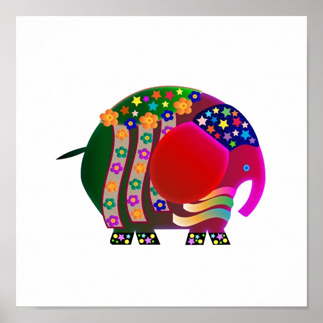 Póster Elefante el celebrador: fiesta Fiesta (Frente)