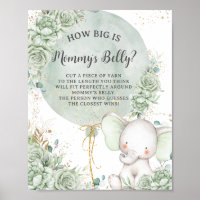 Elefante floral verde: lo grande que es el Belly d