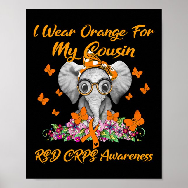 Póster Elefante Que Llevo Naranja Para Mi Primo Rsd Crps  (Frente)