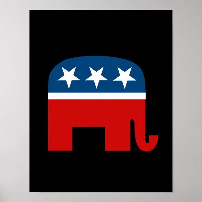 Póster Elefante republicano (Frente)