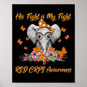 Póster Elefante Su Lucha Es Mi Conciencia De Rsd Crps