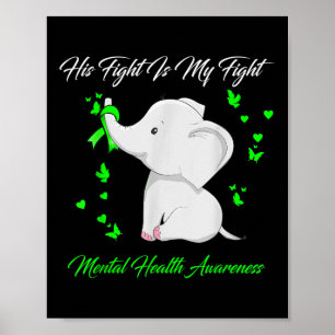 Póster Elefante Su Lucha Es Mi Lucha Consciente De La Sal