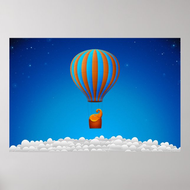 Póster Elefante volador (Frente)