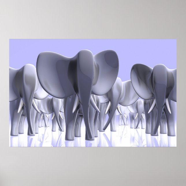 Póster ¡Elefantes! (Frente)