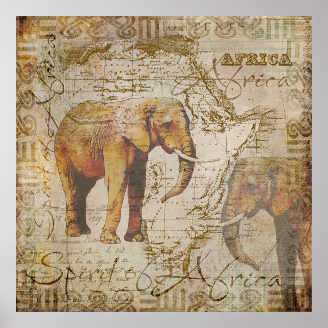 Póster Elefantes africanos.jpg (Frente)