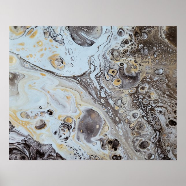 Póster Elefantes Frolándose 16x20 Poster (Frente)