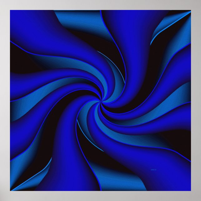 Póster Elegance en bleu...... (Frente)