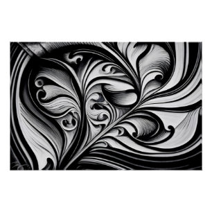 Póster Elegancia Abstracta