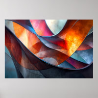 Elegancia abstracta: una sinfonía de color