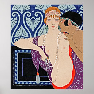 Póster Elegancia Art Deco - George Barbier