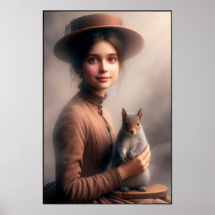 Póster Elegancia Atemporal de la Era Victoriana en la Par
