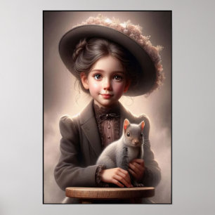Póster Elegancia Atemporal de la Era Victoriana en la Par