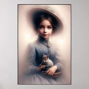 Póster Elegancia Atemporal de la Era Victoriana en la Par