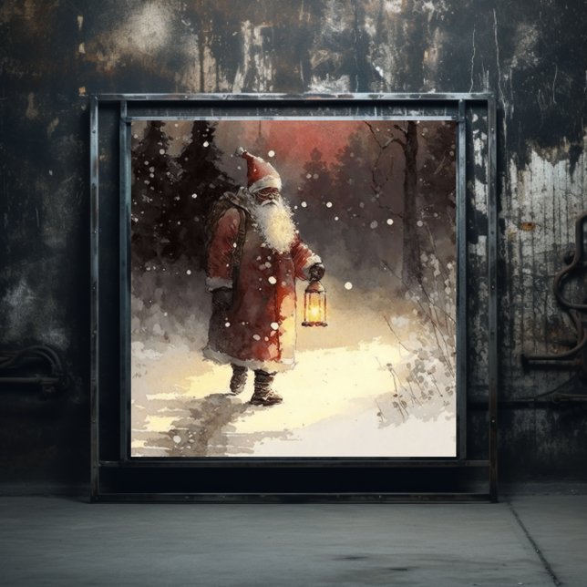 Póster Elegancia de terciopelo rojo de Santa Negro (Subido por el creador)