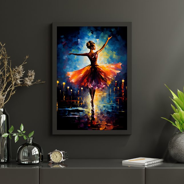 Póster Elegancia efímera: El baile de una bailarina (Subido por el creador)