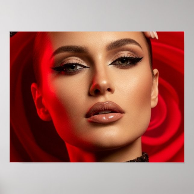 Póster Elegancia en flor (Frente)