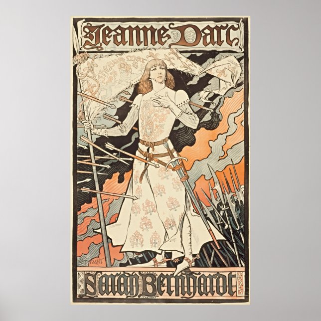 Póster Elegancia eterna: Jeanne d'Arc-Sarah Bernhardt (Frente)
