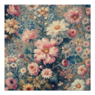 Póster Elegancia floral