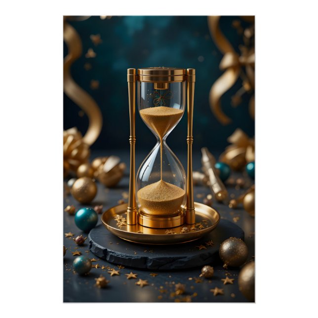 Póster Elegancia Golden Hourglass (Anverso)