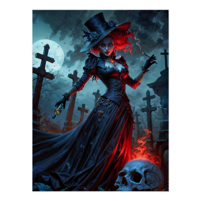 Póster Elegancia Infernal de Maman Brigitte (Anverso)