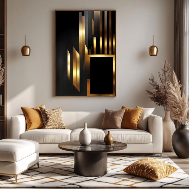 Póster Elegancia vertical Art Déco (Subido por el creador)