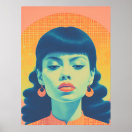 Póster Elegancia vibrante