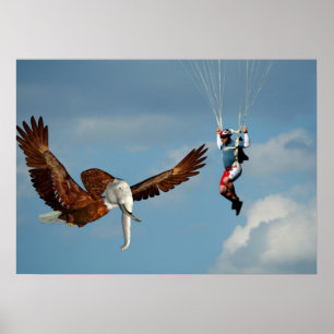 Póster Elegant Elephant Eagle