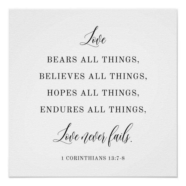 Póster Elegant Wedding Quote Backdrop Banner  (Anverso)