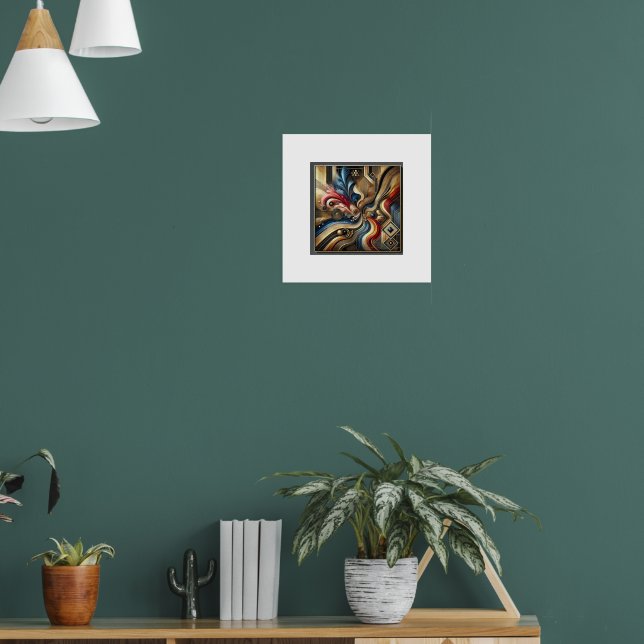 Póster Elegante Abstracto Art Poster Diseño. (Salón 1)