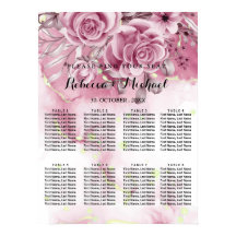 elegante acuarela floral de los asientos