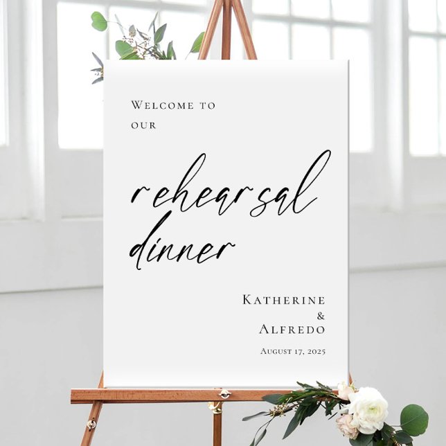 Póster Elegante ambiente minimalista Cena bienvenida (Subido por el creador)