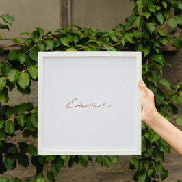 Póster elegante amor rosa rosa rosa Relieve metalizado ar