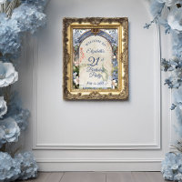 Elegante Arco floral barroco Fiesta de cumpleaños 