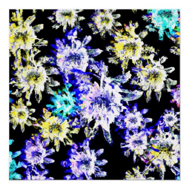 Póster Elegante arte neón. Comprar ahora (Anverso)