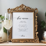 Póster Elegante bar Boda de Moda o Rótulo de cócteles<br><div class="desc">Elegante bar Boda de Moda o Rótulo de cócteles</div>